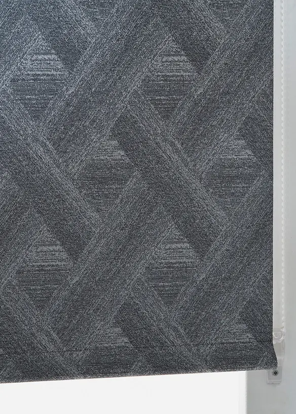 Verduisterend jacquard rolgordijn met een grafisch patroon, bonprix