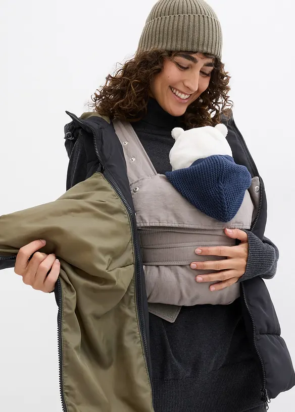 3-in-1 waterafstotende zwangerschapsbodywarmer met inzetstuk, bonprix