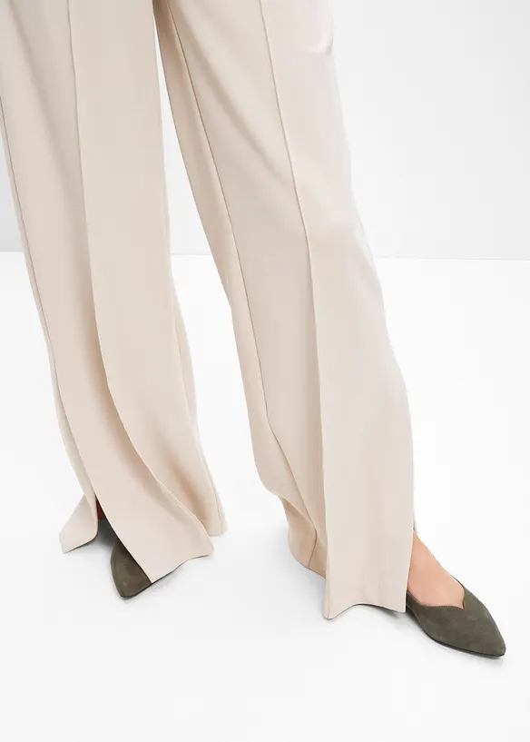 Ballerina's van leer, bonprix