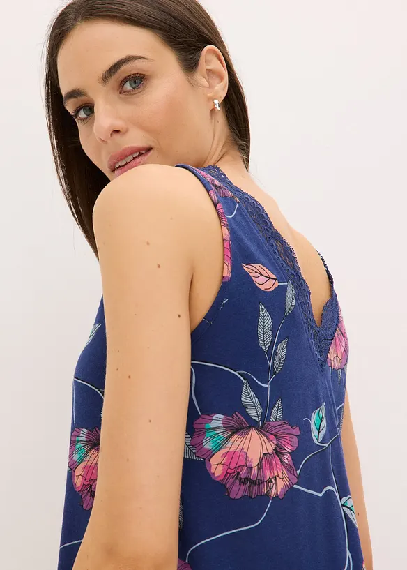 Nachtjapon met viscose, bonprix