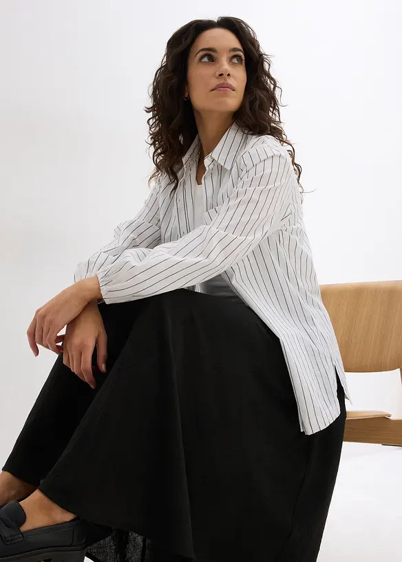 Maxi rok met een comfortabele band, bonprix