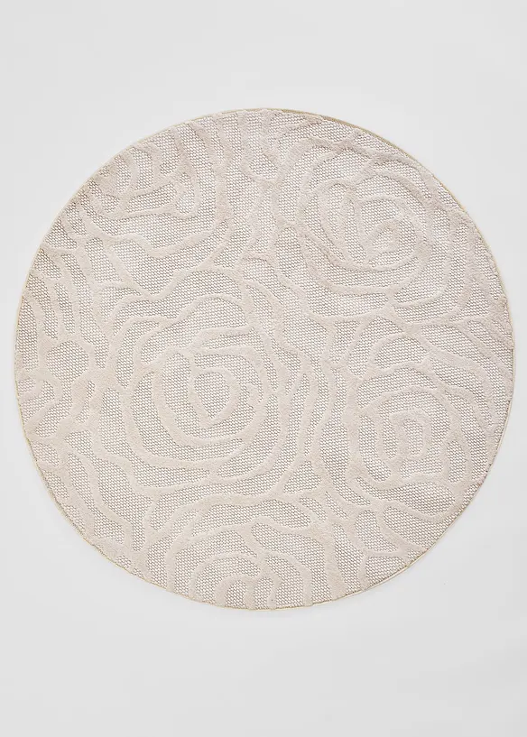 Rond vloerkleed met een bijzonder zacht oppervlak, bonprix