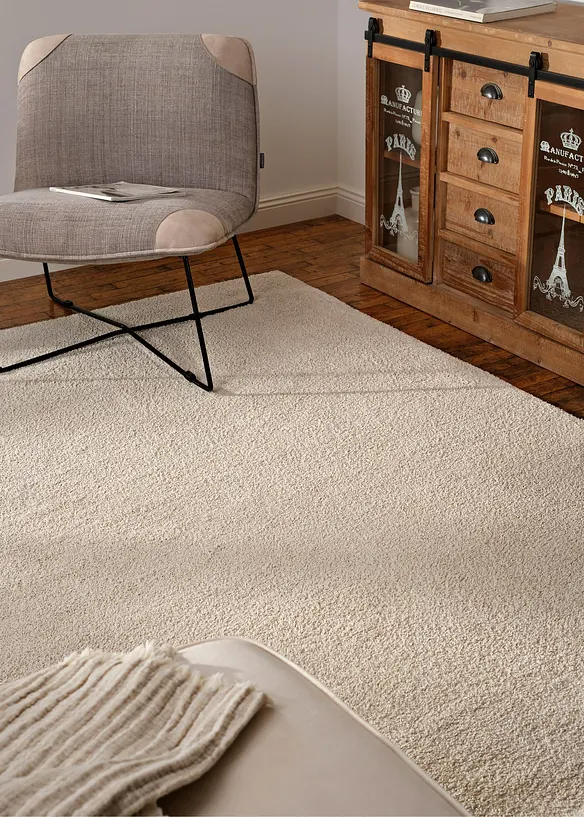 Wasbaar vloerkleed met zachte pool, bonprix