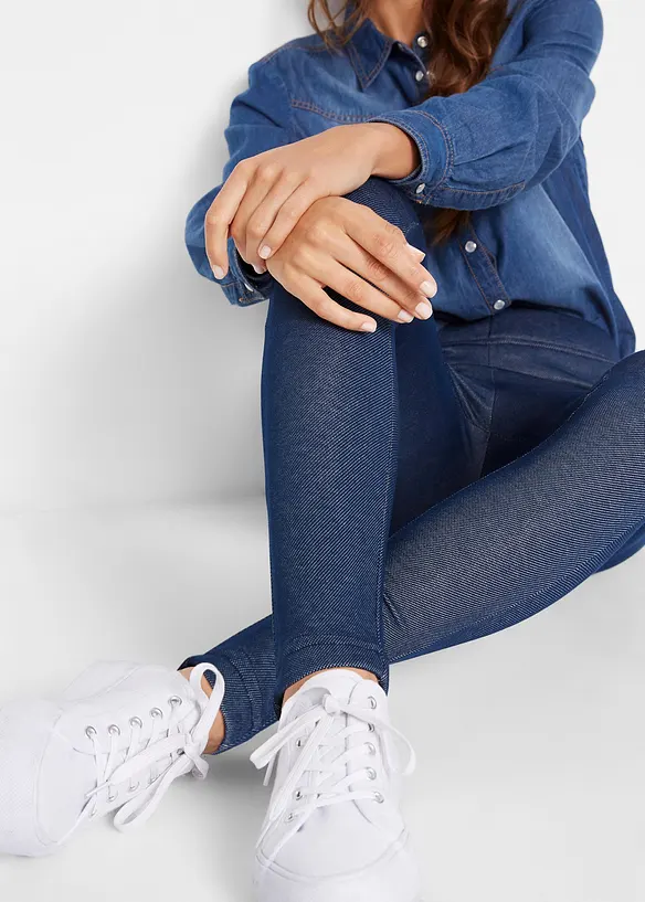 Thermo legging in denim look, bonprix