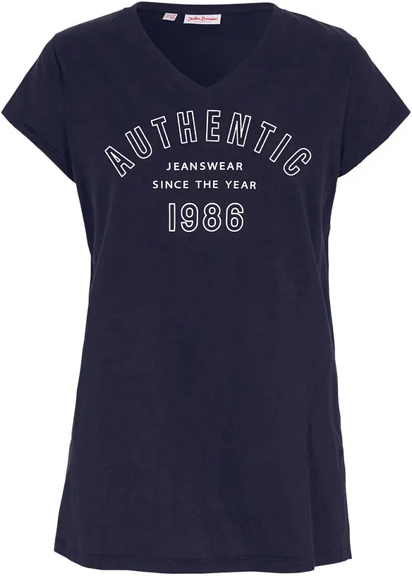 Longshirt van biologisch katoen, bonprix