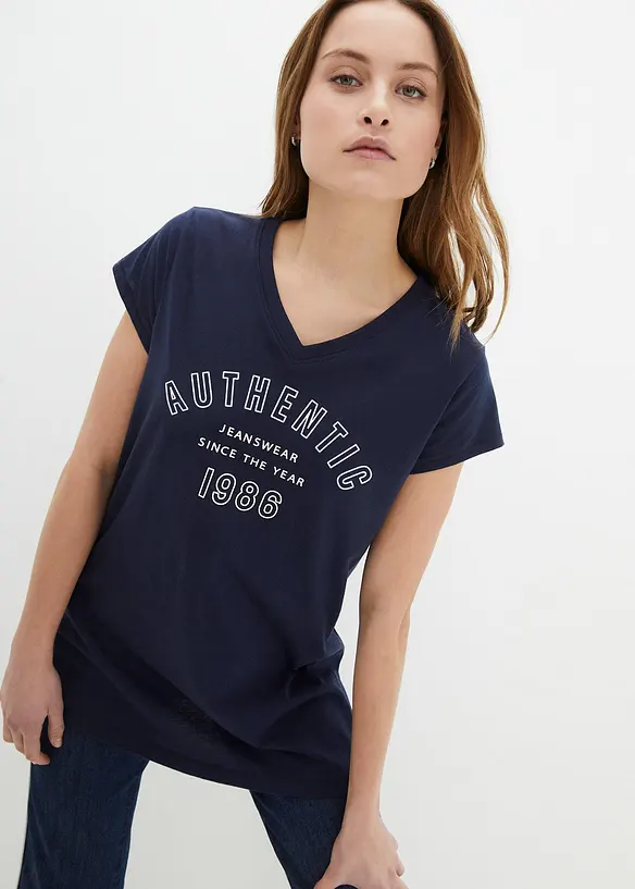 Longshirt van biologisch katoen, bonprix