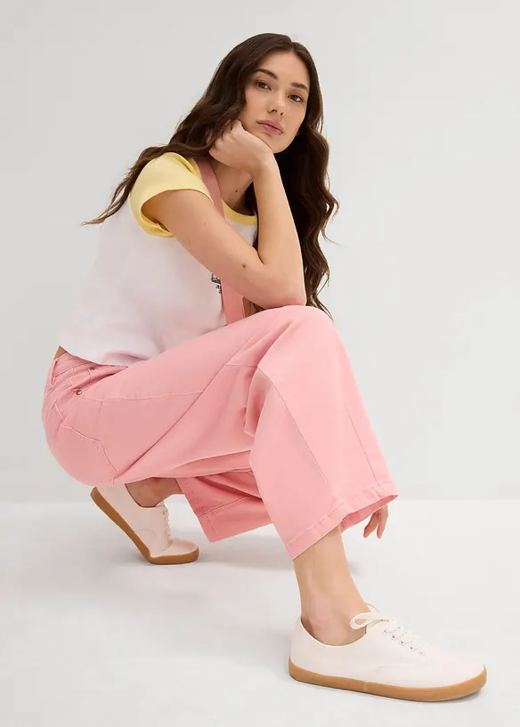 Twill broek van katoen met stretch, bonprix