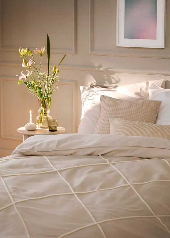 Sprei met ruiten, bonprix