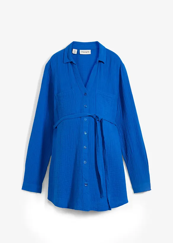 Zwangerschaps-/voedingsblouse van katoen mousseline, bonprix