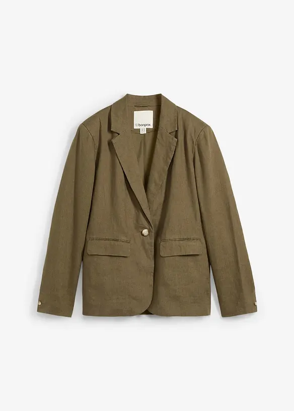 Linnen blazer, bonprix