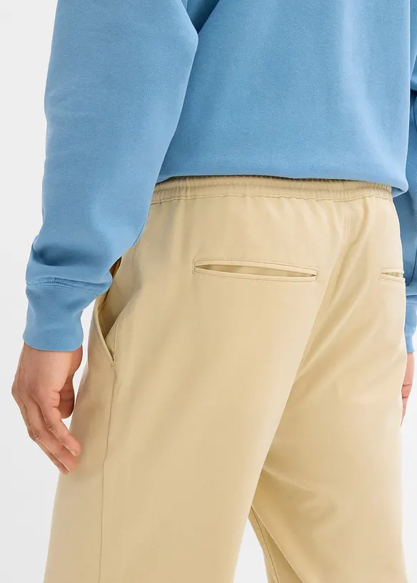 Relexed fit stretch instapbroek, straight, bonprix