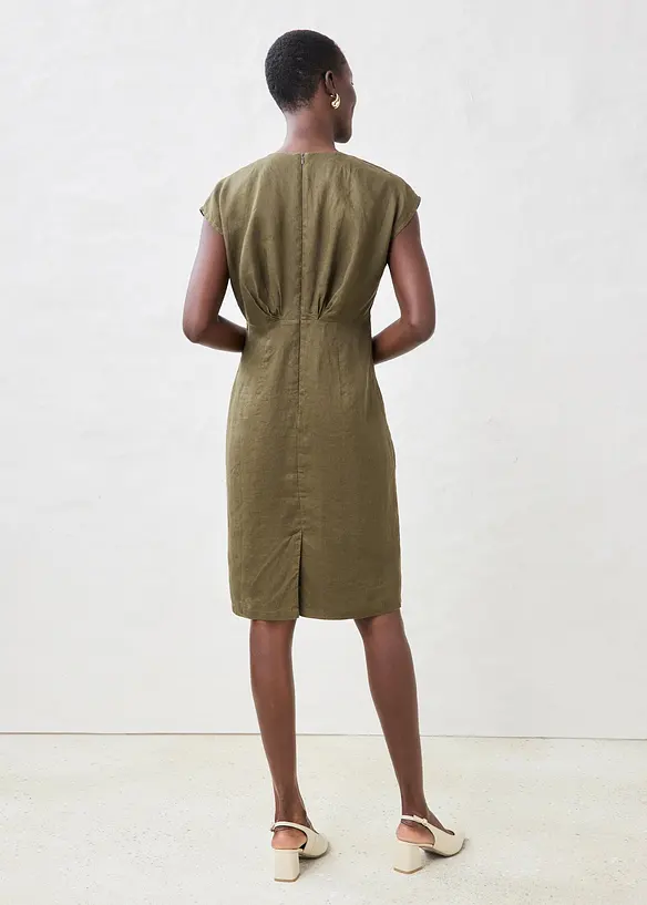 Kokerjurk van puur linnen, bonprix