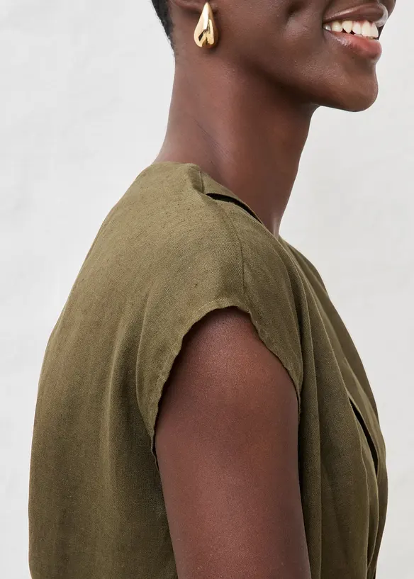 Kokerjurk van puur linnen, bonprix