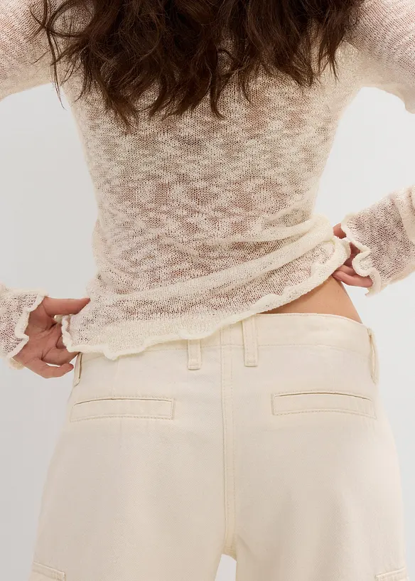 Cargo broek van puur katoen, bonprix