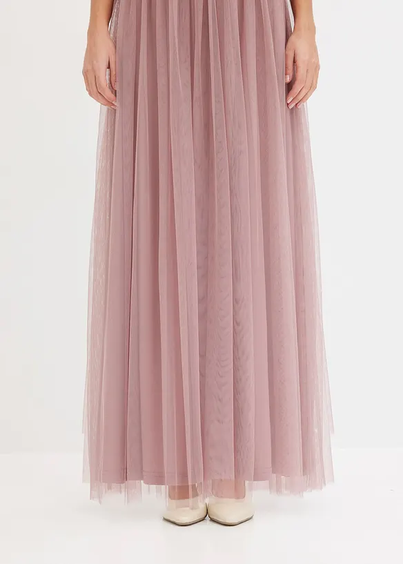 Maxi jurk met paillettenborduursel, bonprix