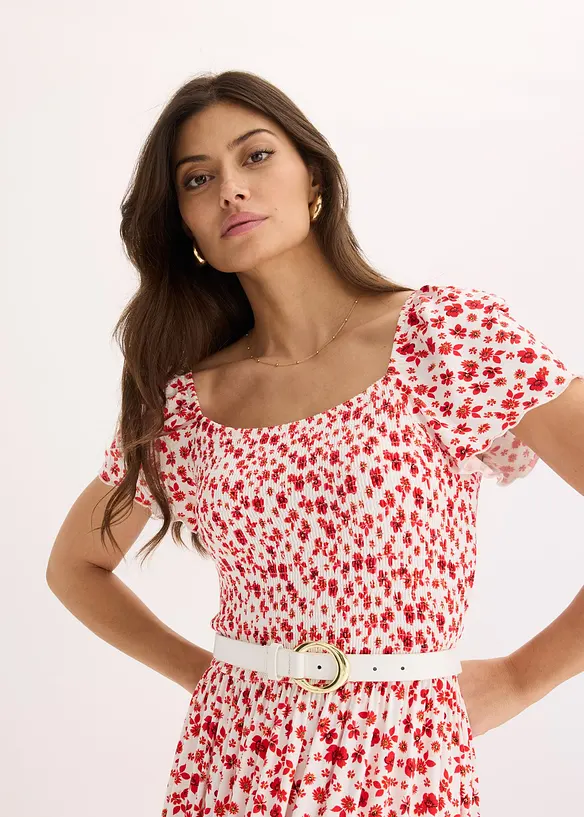 Gedessineerde maxi jurk, bonprix