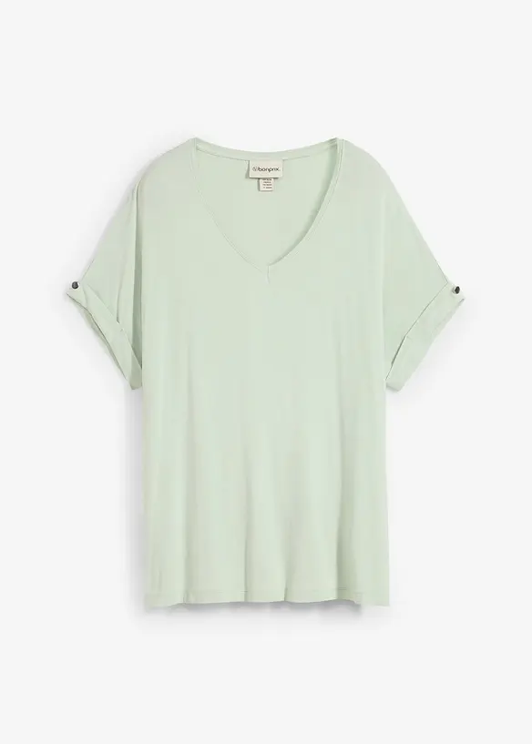 Shirt van vloeiende viscosemix, bonprix