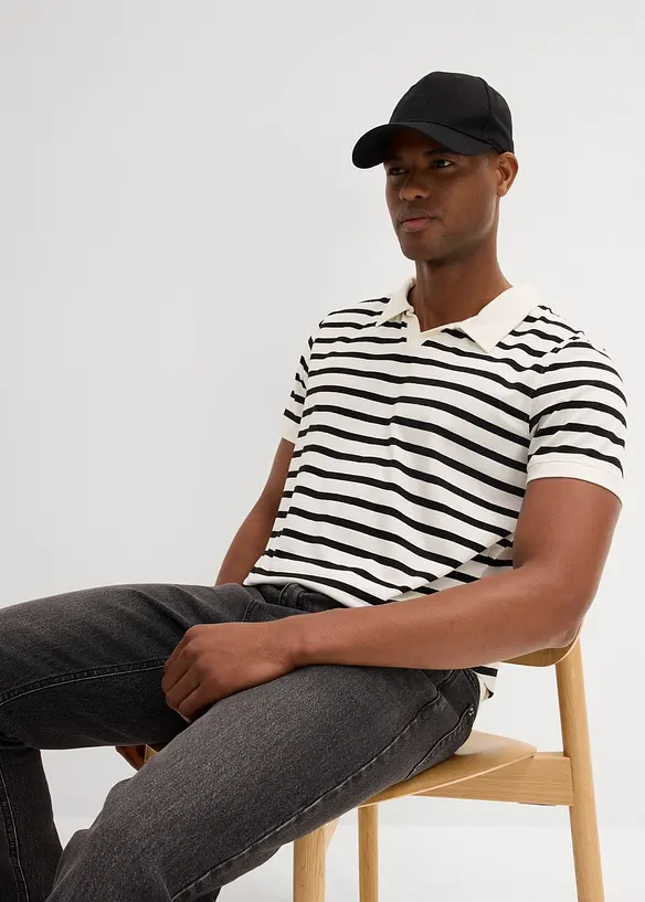 Poloshirt met biologisch katoen, bonprix