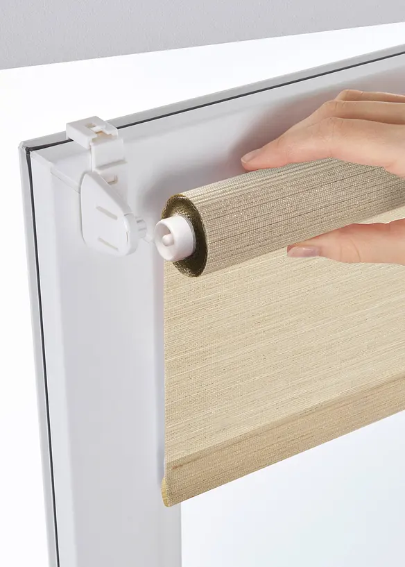 Rolgordijn met glansstructuur, bonprix