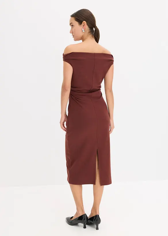 Carmen midi jurk, bonprix