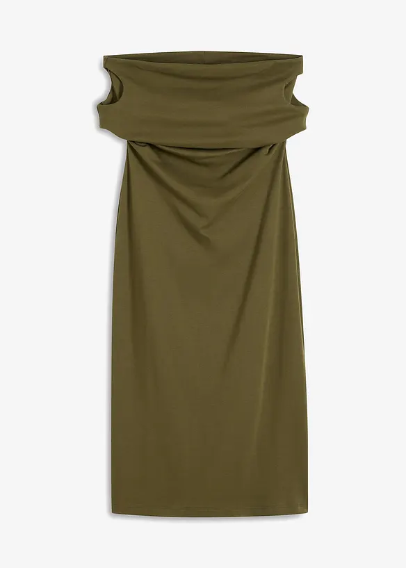 Carmen midi jurk, bonprix
