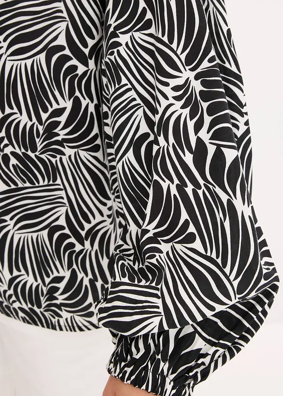Tuniekblouse van vloeiende viscose, bonprix