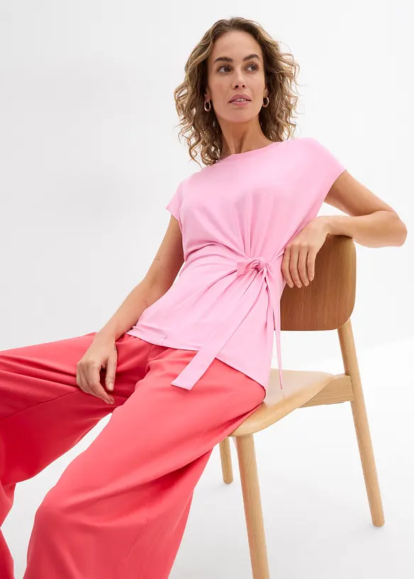 Shirt van zachte viscosemix, bonprix
