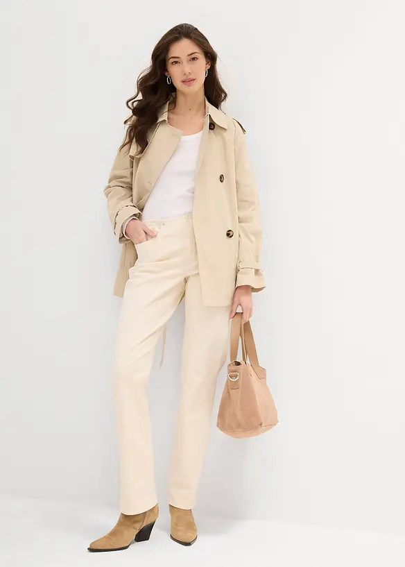 Straight jeans, mid waist, bonprix