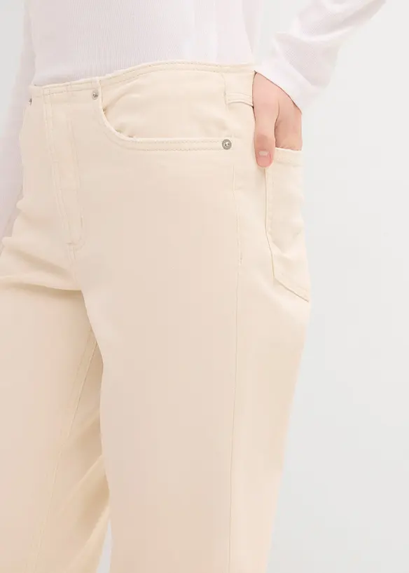 Straight jeans, mid waist, bonprix