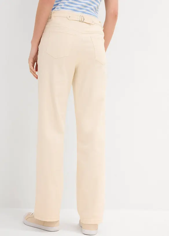 Straight jeans high waist, low stretch, bonprix