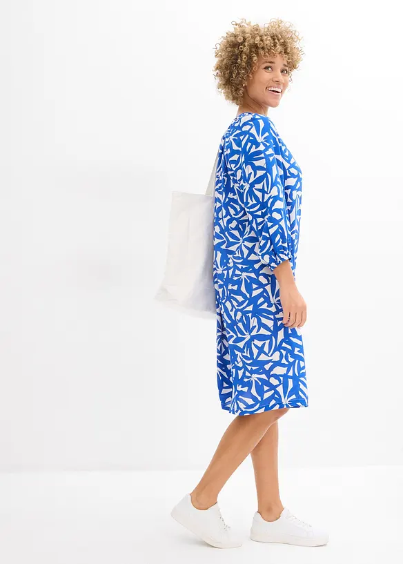 Korte jurk van soepele viscose, bonprix