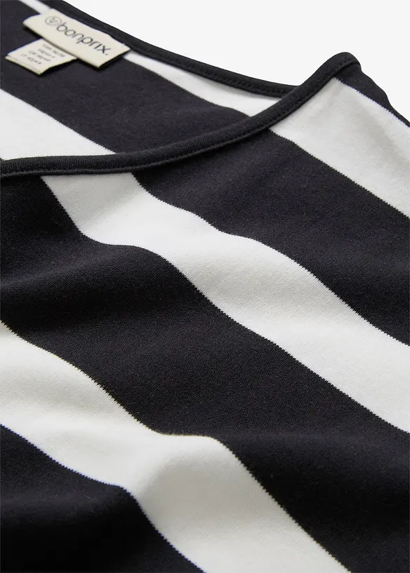 Gestreept gebreid shirt, bonprix
