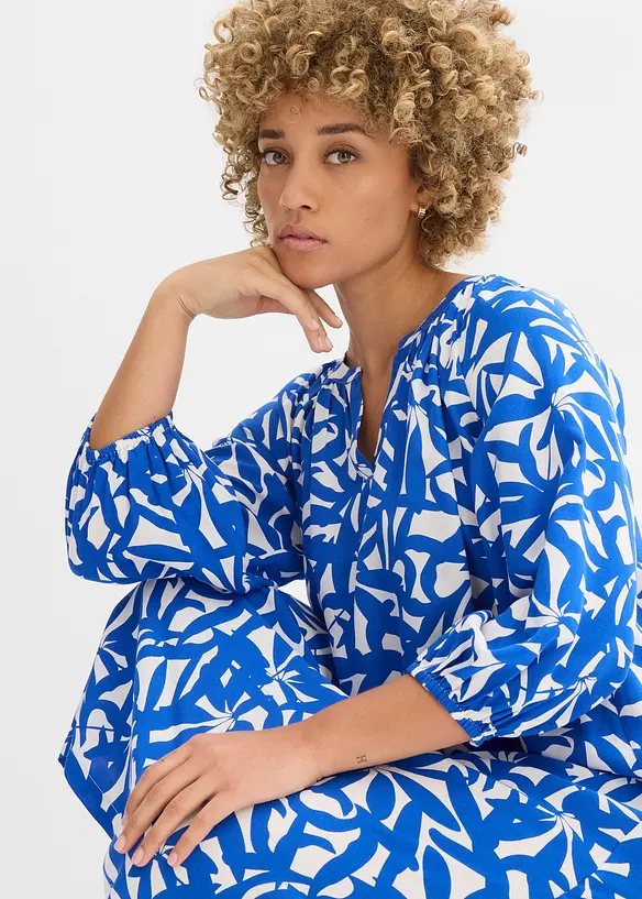 Korte jurk van soepele viscose, bonprix
