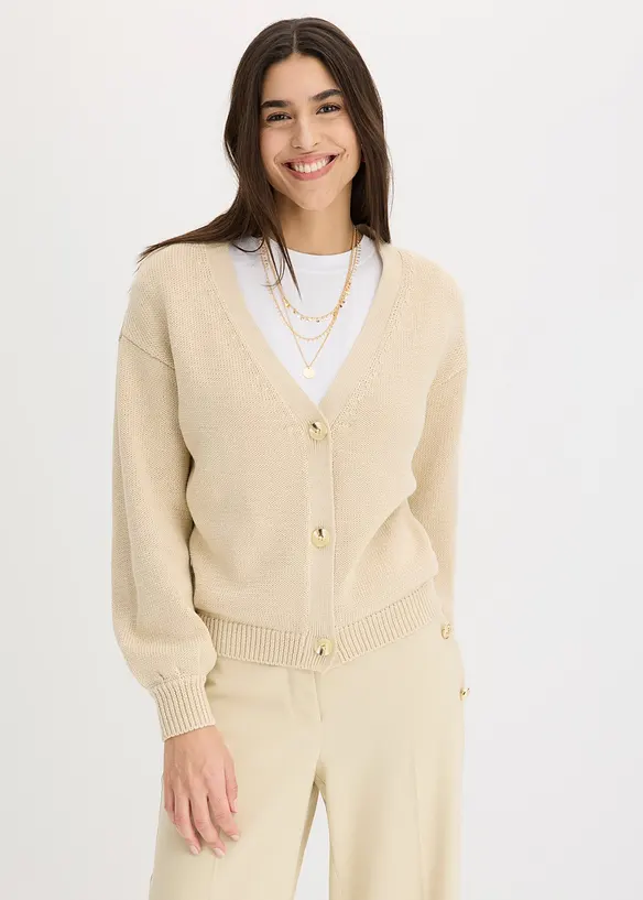 Grof gebreid vest, bonprix