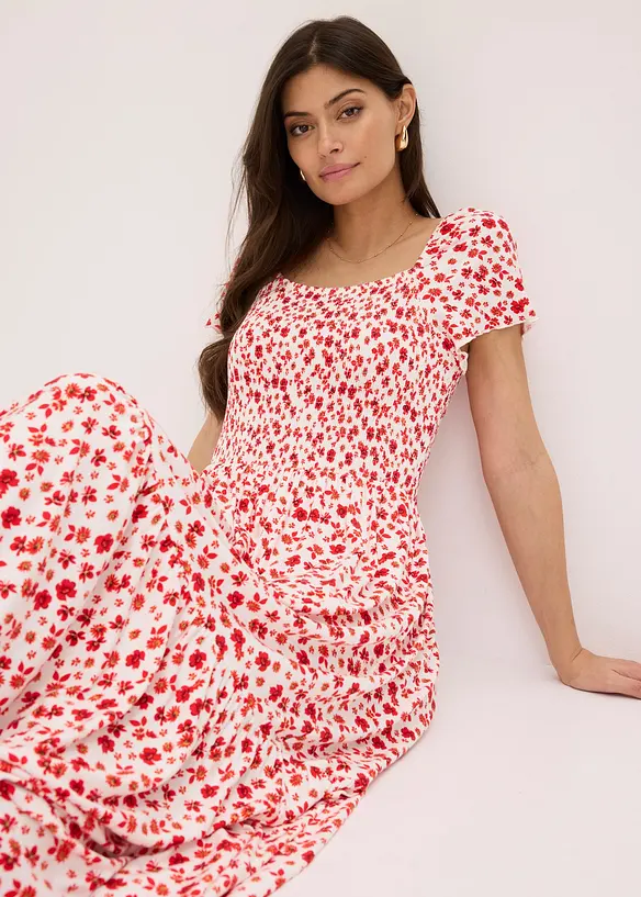 Gedessineerde maxi jurk, bonprix