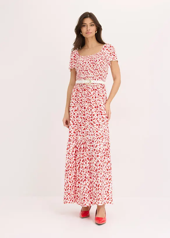 Gedessineerde maxi jurk, bonprix