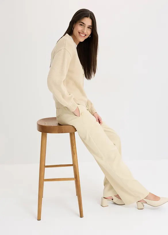 Grof gebreid vest, bonprix