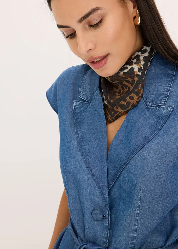 Mouwloze blazer van lyocell, bonprix
