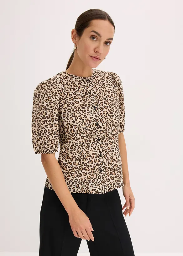 Gedessineerde blouse, bonprix
