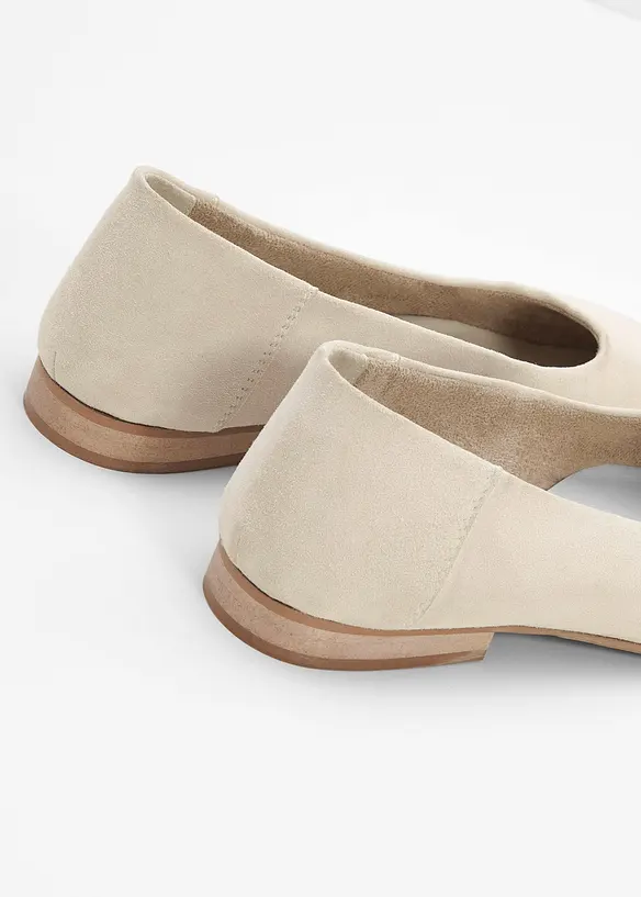Leren ballerina's, bonprix