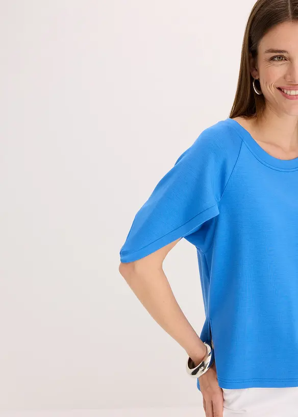 Oversized shirt van een soepele viscosemix, bonprix