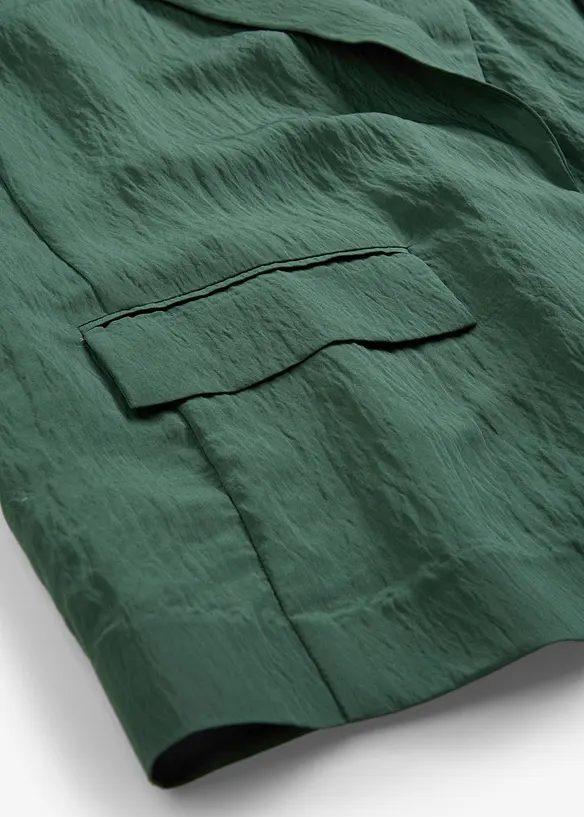 Blazer van een gestructureerde crinkle-viscosemix, bonprix