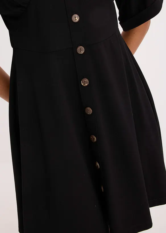 Getailleerde mini jurk, bonprix