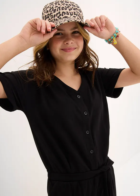 Jersey jumpsuit met biologisch katoen, bonprix