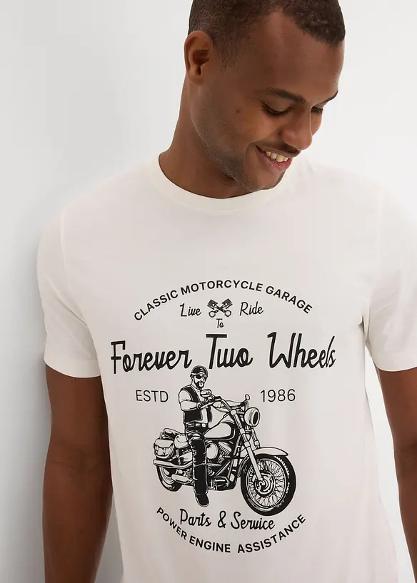T-shirt van puur biologisch katoen, bonprix