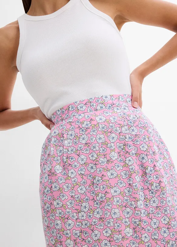Minirok van vloeiende viscose, bonprix