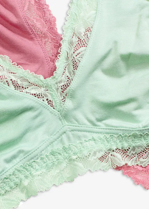 Feel Comfort bralette van zacht materiaal (set van 2), bonprix