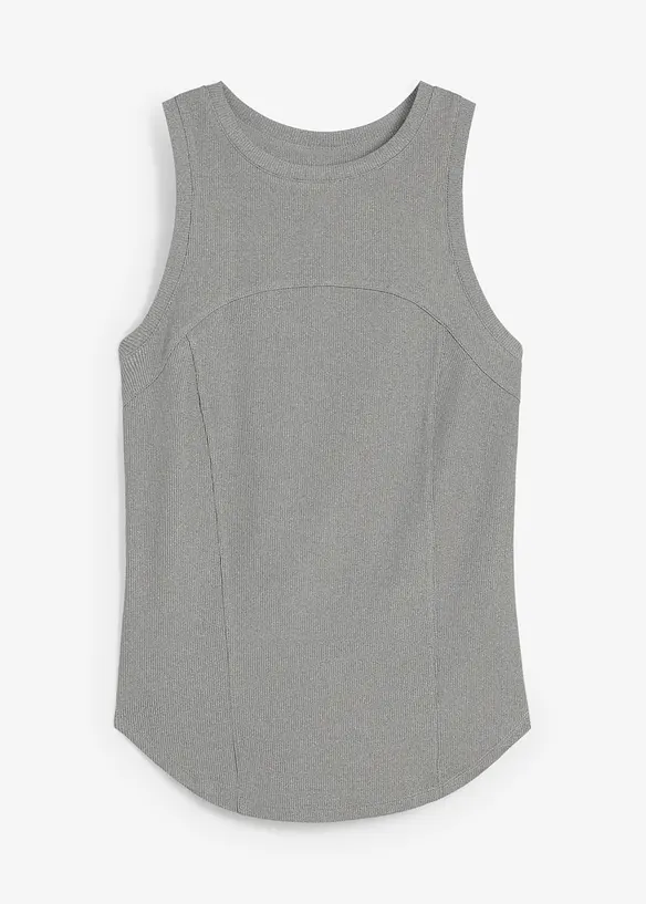 Tanktop met siernaden, bonprix