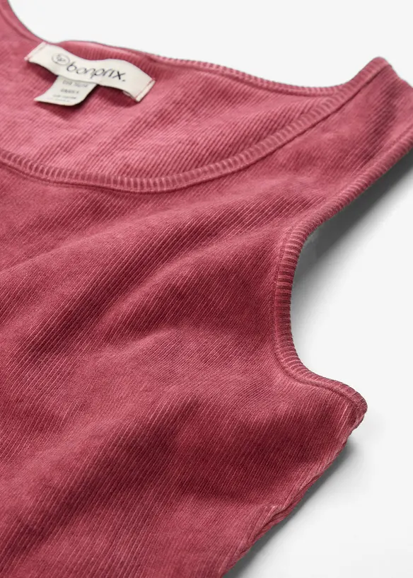 Tanktop van biologisch katoen, bonprix