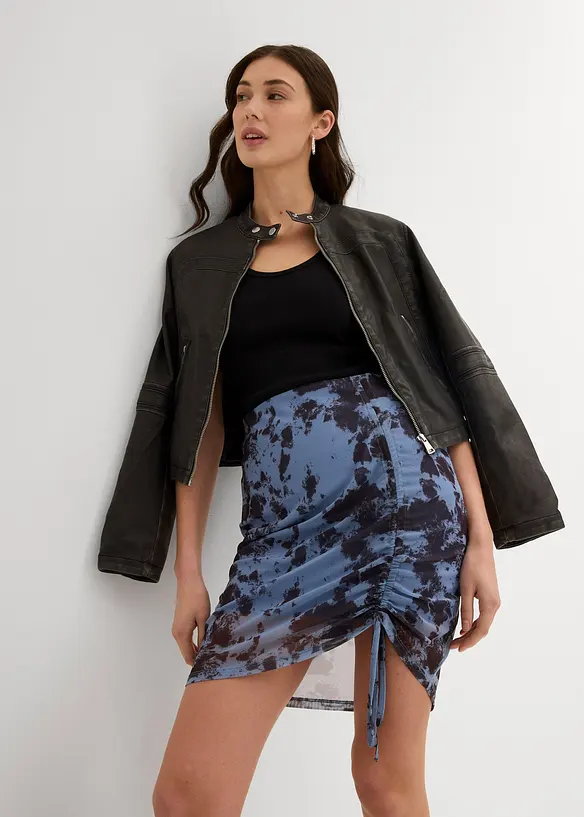 Minirok van mesh, bonprix